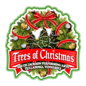 SJPAC Trees of Christmas Logo