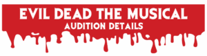 Evil Dead The Musical Banner