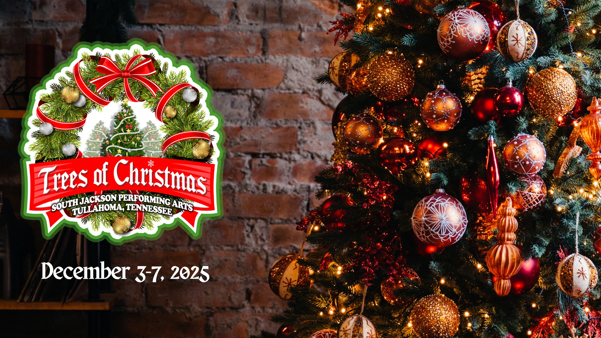 Trees of Christmas 2025 Banner