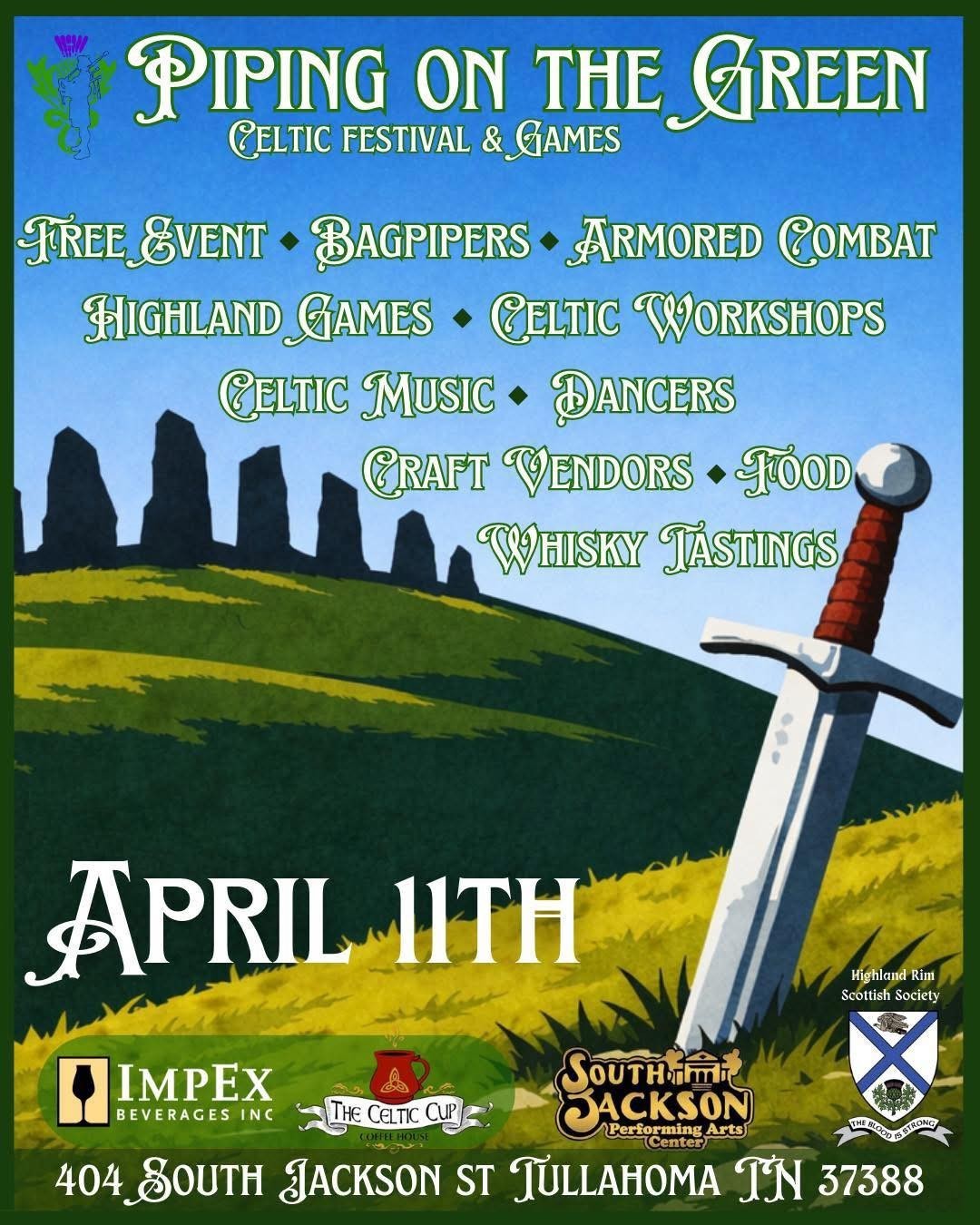 Piping on the Green 2026